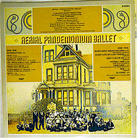 Release: Aerial Pandemonium Ballet-Vinyl-Japan-1971-SRA-5524-11162774