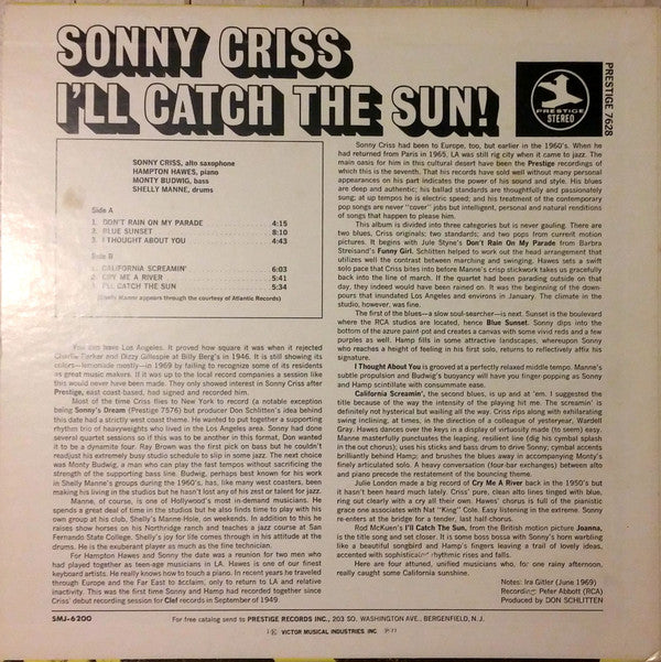 I'll Catch The Sun!