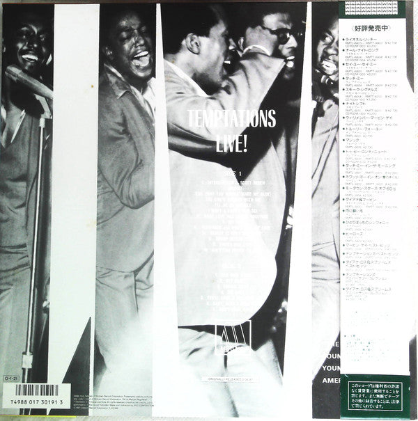Master Release: Temptations Live! by The Temptations