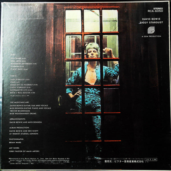 Release: The Rise And Fall Of Ziggy Stardust And The Spiders From Mars-Vinyl-Japan-1972-RCA-6050-28818763