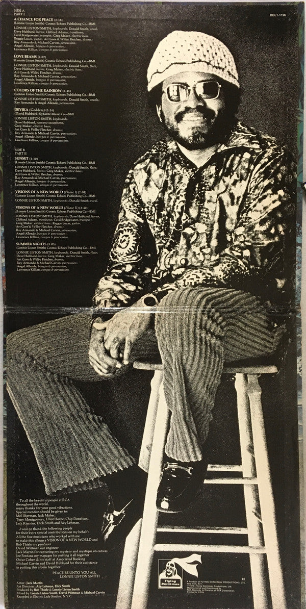 Master Release: Visions Of A New World by Lonnie Liston Smith And The Cosmic Echoes