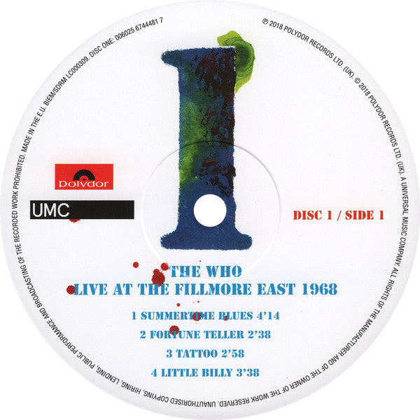 Live At The Fillmore East 1968