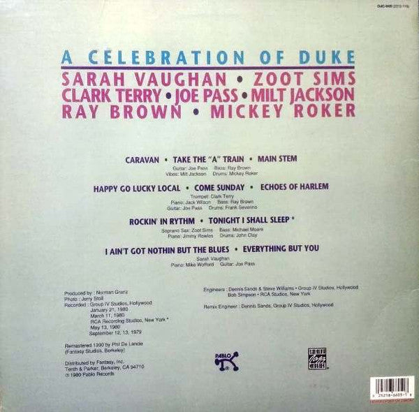 Release: A Celebration Of Duke-Vinyl-US-1990-OJC-605, 2312-119-12910030