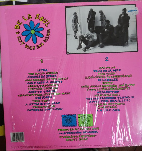 Release: 3 Feet High And Rising-Vinyl-Italy-1989-FLY 019 LP-29097694