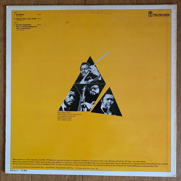 Release: Live In Japan 1978-Vinyl-Japan-1978-PAP-9111-17719036
