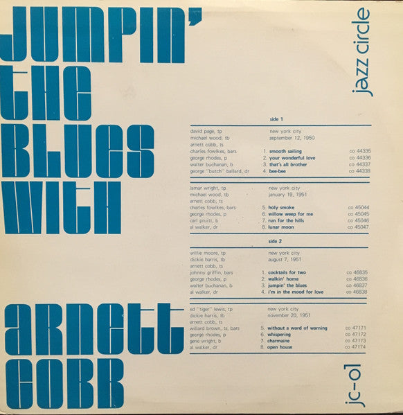 Master Release: Jumpin’ The Blues by Arnett Cobb