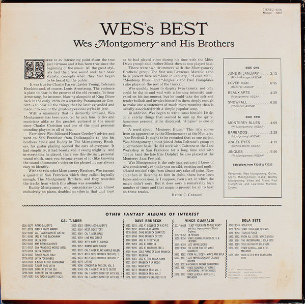 Release: Wes' Best-Vinyl-US-1967-3376-10401221