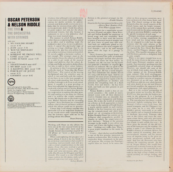 Master Release: Oscar Peterson & Nelson Riddle by Oscar Peterson