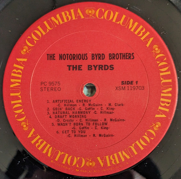 Release: The Notorious Byrd Brothers-Vinyl-US-1987-PC 9575-26858960