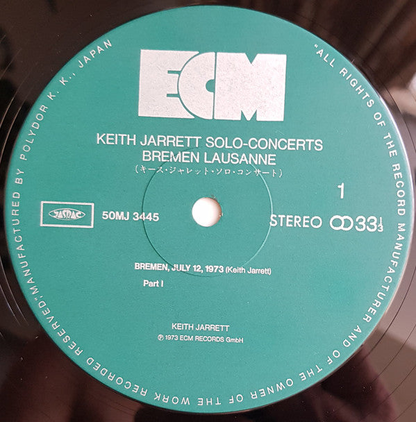 Solo Concerts: Bremen / Lausanne