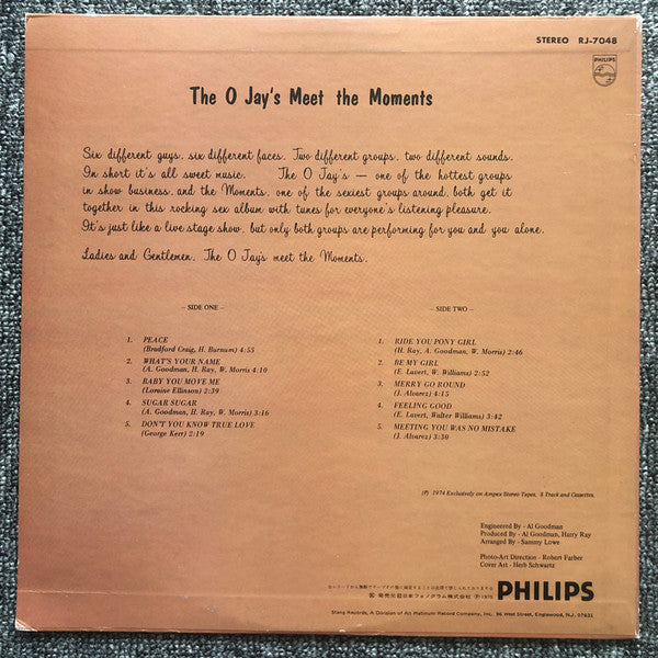 Master Release: O'Jays Meet The Moments by The O'Jays