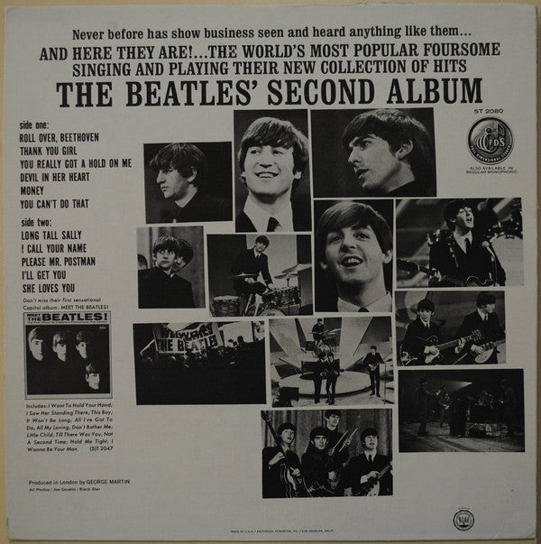 Release: The Beatles' Second Album-Vinyl-US-1976-ST-2080, ST 2080-13229017