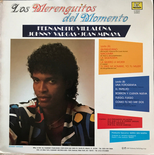 Master Release: Los Merenguitos Del Momento by Fernando Villalona
