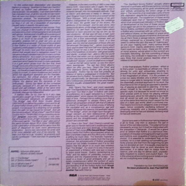 Vol 5: "Now's The Time!" / Vol 6: "The Standard Sonny Rollins"