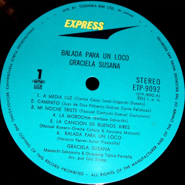 Master Release: Balada Para Un Loco by Graciela Susana