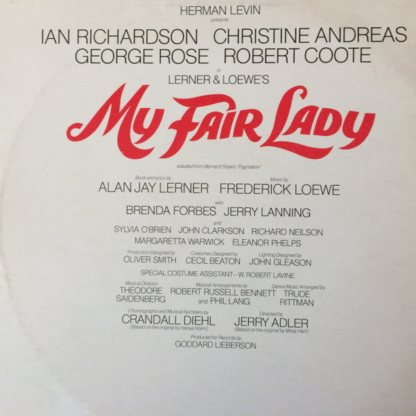 Master Release: My Fair Lady: Original Cast - 20th Anniversary Production by Lerner & Loewe