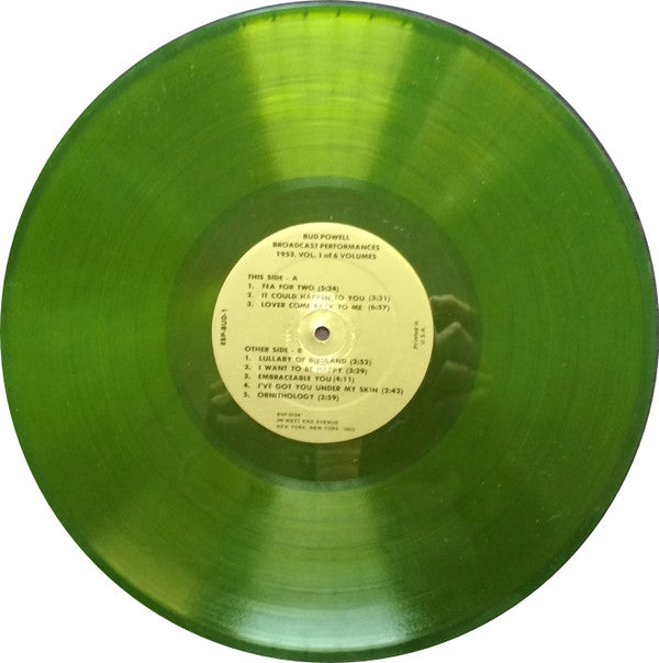 Broadcast Performances 1953, Vol. 1 Of 6 Volumes