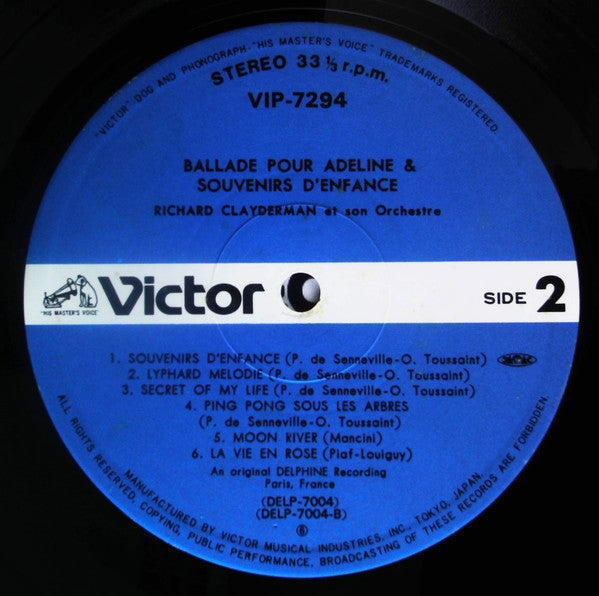 Ballade Pour Adeline & Souvenirs D'Enfance