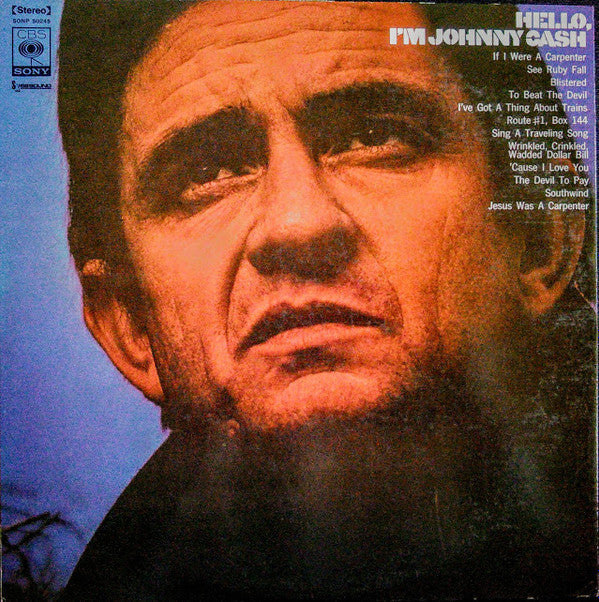 Release: Hello, I'm Johnny Cash-Vinyl-Japan-1970-SONP 50245-14837001