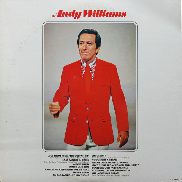 Master Release: Andy Williams' Greatest Hits Vol.1 by Andy Williams