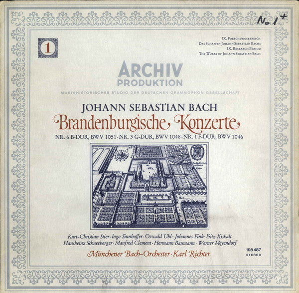 Master Release: Brandenburgische Konzerte (1) (Nr. 6 B-Dur, BWV 1051 · Nr. 3 G-Dur, BWV 1048 · Nr. 1 F-Dur, BWV 1046) by Johann Sebastian Bach