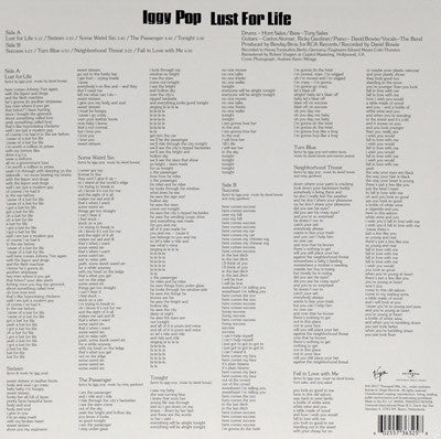 Release: Lust For Life-Vinyl-Europe-2017-B0026275-01, 00602557363258-10382943