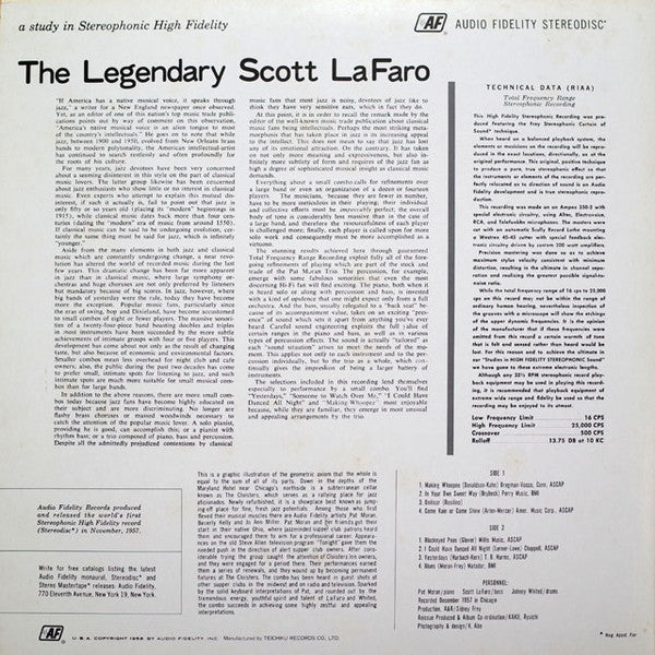 The Legendary Scott LaFaro