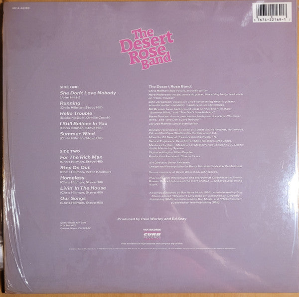Master Release: Running by Desert Rose Band
