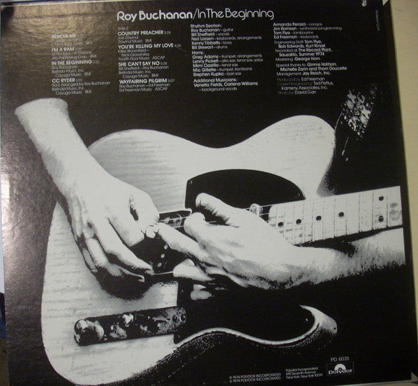 Release: In The Beginning-Vinyl-US-1974-PD 6035-15526085