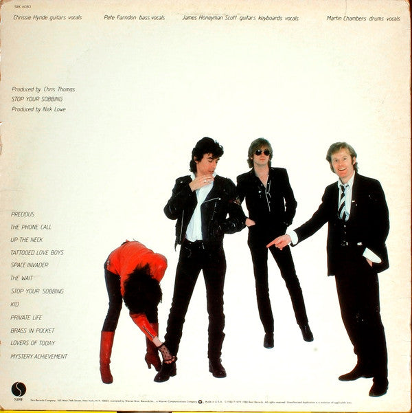 Release: Pretenders-Vinyl-US-1980-SRK 6083-13460633