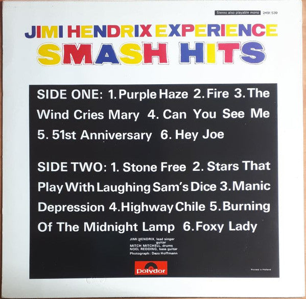 Release: Smash Hits-Vinyl-Netherlands-1987-2491 539-18790372