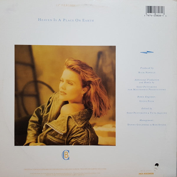 Master Release: Heaven Is A Place On Earth by Belinda Carlisle