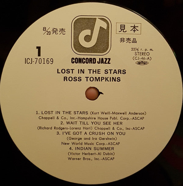 Master Release: Lost In The Stars by Ross Tompkins