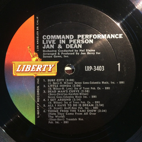 Master Release: Command Performance by Jan & Dean
