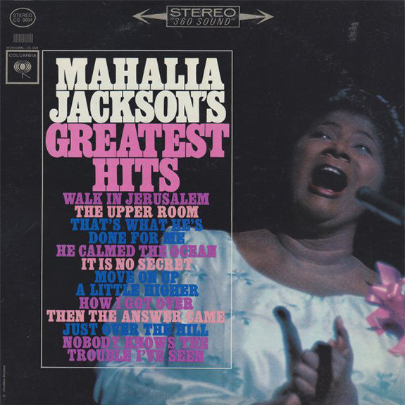 Master Release: Mahalia Jackson's Greatest Hits by Mahalia Jackson