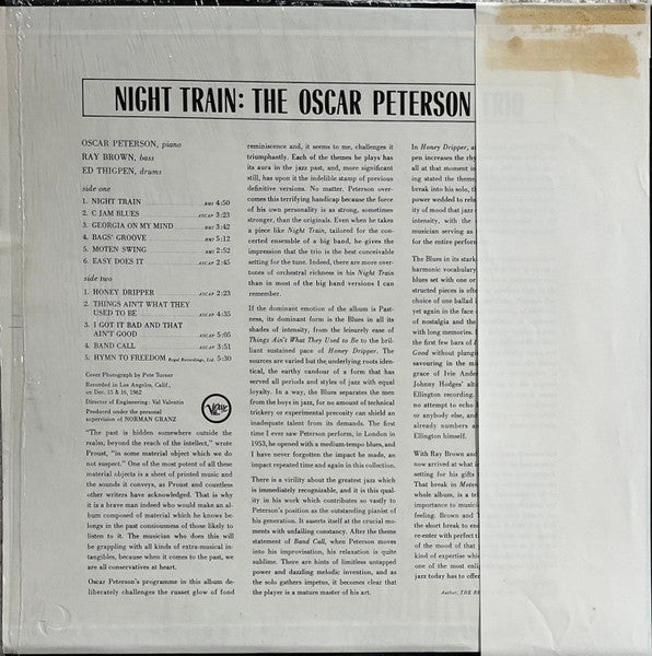 Release: Night Train-Vinyl-Japan-1963-V6-8538-29826715