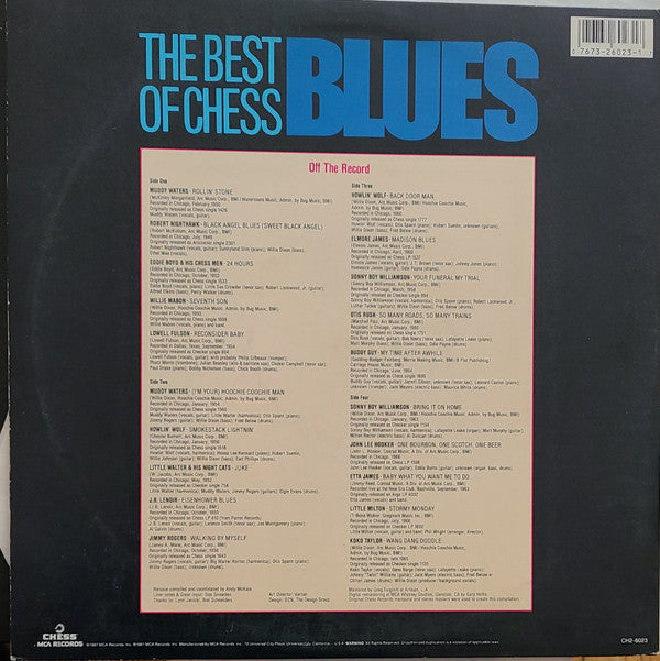 Master Release: The Best Of Chess Blues by Various