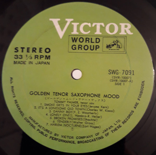 Golden Tenor Saxophone Mood = ゴールデン・ムード・テナー・サックス