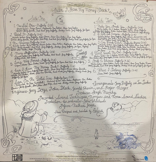 Release: Can I Have My Money Back?-Vinyl-US-1978-BA-6031, BA-6031-18491848
