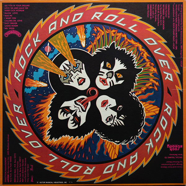 Master Release: Rock And Roll Over by Kiss