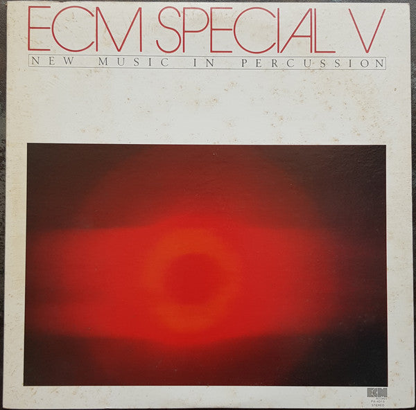 Master Release: ECM Special V (New Music In Percussion) by Various