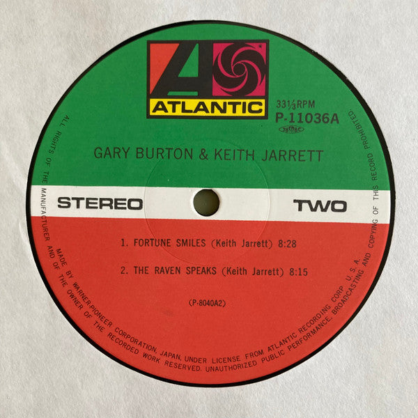 Gary Burton & Keith Jarrett