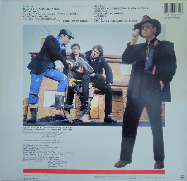 Release: Nick Lowe And His Cowboy Outfit-Vinyl-US-1984-FC 39371-24590339