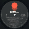 Creation (6) - Creation Greatest Hits (Vinyl, LP, Compilation, Stereo) Very Good (VG) / Very Good (VG)