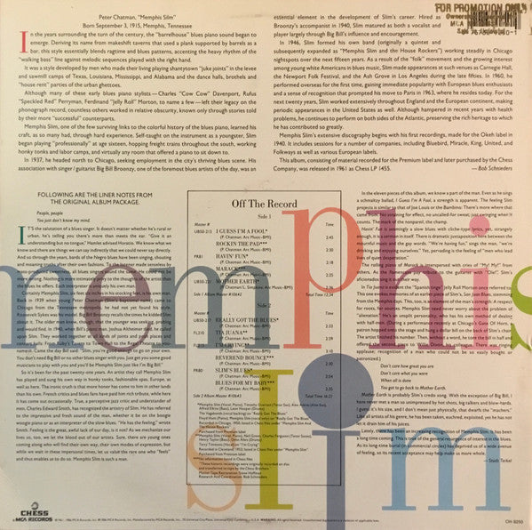 Master Release: Memphis Slim by Memphis Slim