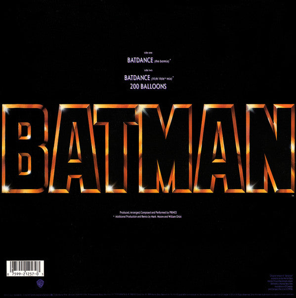 Master Release: Batdance by Prince