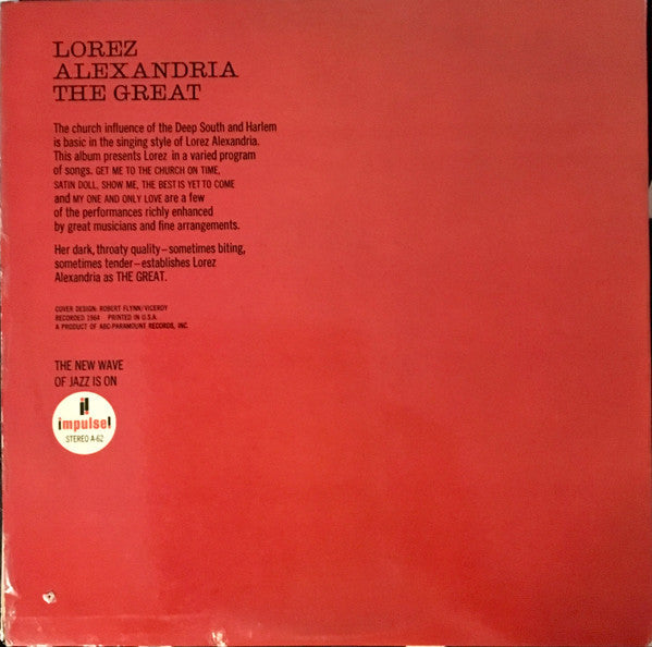 Release: Alexandria The Great-Vinyl-US-None-AS- 62, AS- 62-10396066