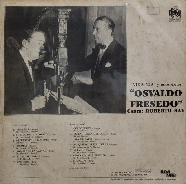 Master Release: Osvaldo Fresedo Roberto Ray by Osvaldo Fresedo