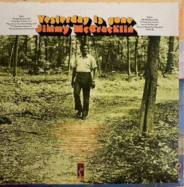 Master Release: Yesterday Is Gone by Jimmy McCracklin