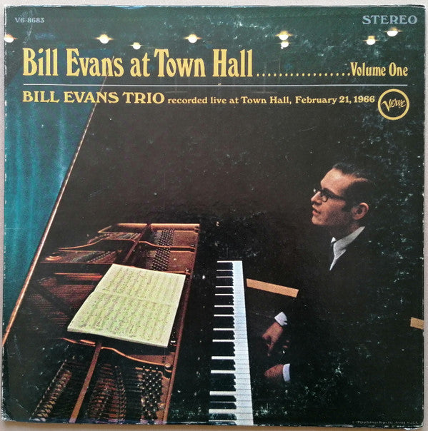 Bill Evans At Town Hall (Volume One)
